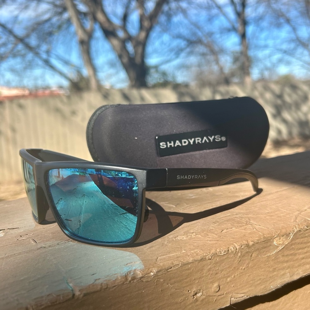 Shady Rays Black and Blue Sunglasses